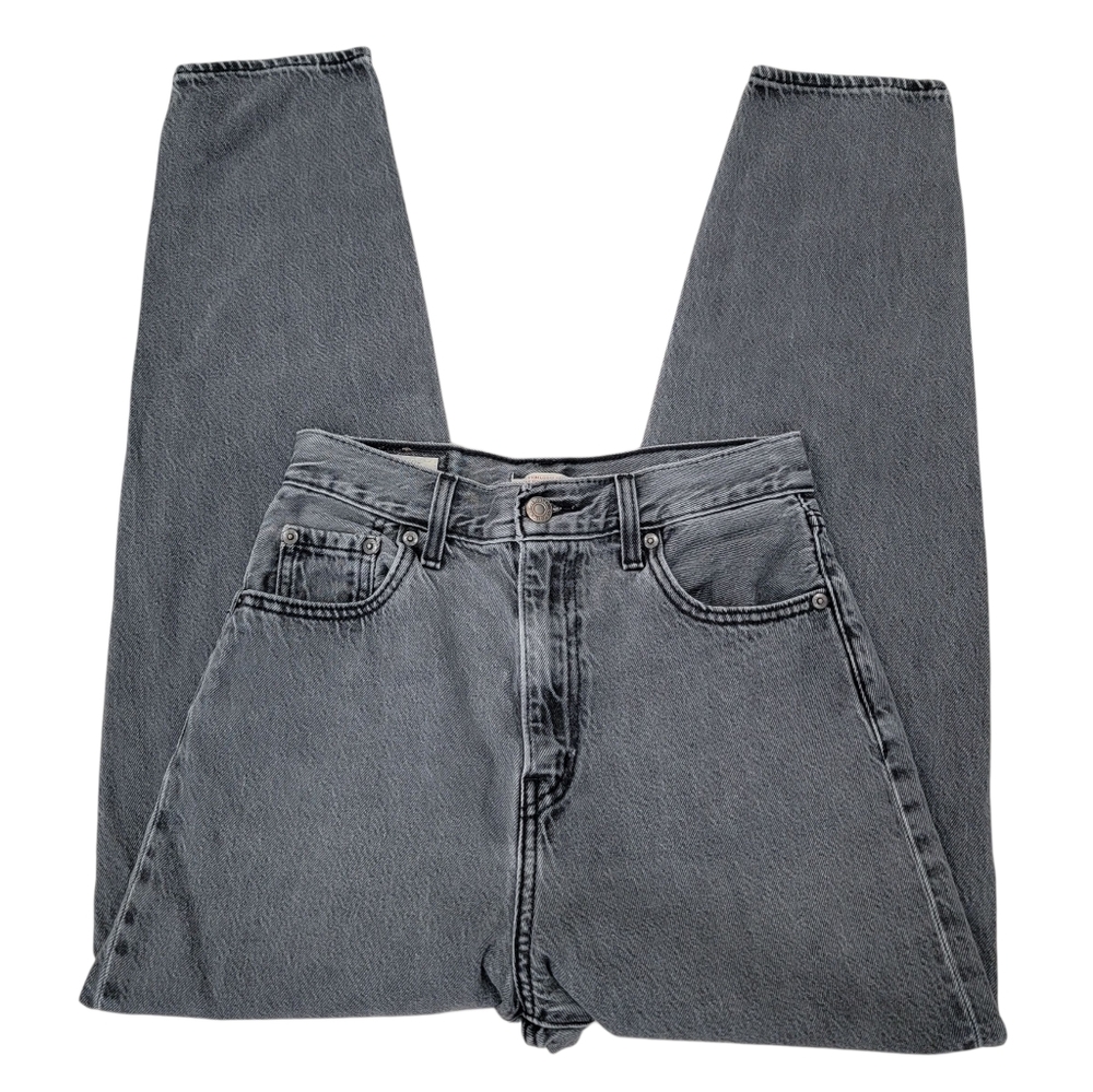 Levi’s High Loose Taper Jeans Black Grey Relaxed Fit Women’s W26 - Picture 8 of 17